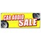 Signmission CAR AUDIO SALE BANNER SIGN mps speakers stereo installation repair amps B-Car Audio Sale - alternate 1